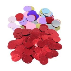 260pcs DIY Shiny Round Loose Sequin Sequins Sewing Crafts 16mm