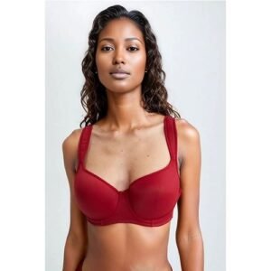 Defacto Woman Casual T-Shirt Underwear Bra - Bordeaux