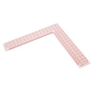 Plastic L-Square Ruler Inch And Metric Ruler Garment Pattern Ruler