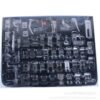 52pcs Stitch Sewing Machine Accessories With Box Presser Foot Set Mini Rolled Hem Professional DIY Braiding Manual For Singer