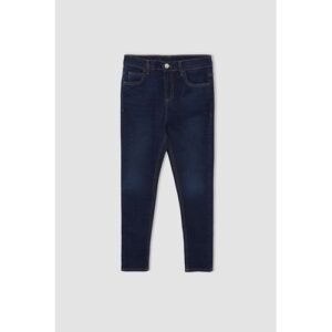 Defacto Boy Slim Fit Denim Trousers - Blue