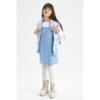 Defacto Girl Casual Woven Dress - Blue
