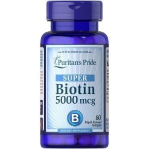 Puritan'S Pride Puritans Pride Biotin 5000mcg X60 Capsules
