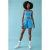 Defacto Women - Slim Fit Shorts - Blue