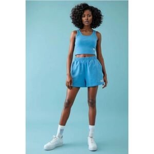 Defacto Women - Slim Fit Shorts - Blue