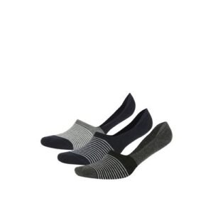 Defacto 3 Piece Man Casual Footsie Low Cut Socks - Karma