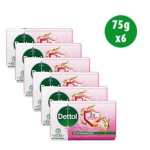 Dettol Dettol Skincare Blossom Bathing Soap - 75g (Pack Of 6)