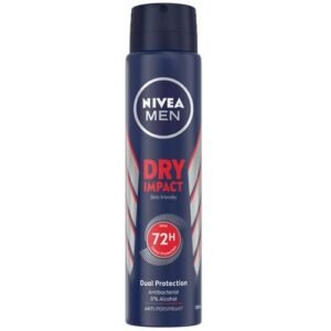 NIVEA Nivea Dry Impact Anti-Perspirant Spray For Men, 72h - 200ml