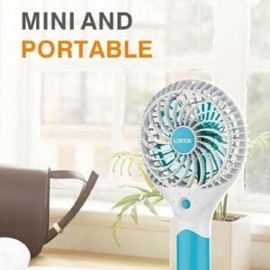 Lontor 4" Rechargeable Mini Standing Fan With Lithum Battery CF087-4