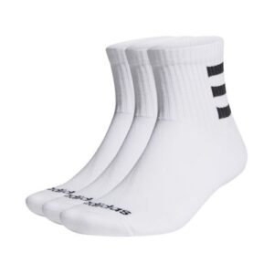 ADIDAS Half-Cushioned 3-Stripes Quarter Socks 3 Pairs Unisex