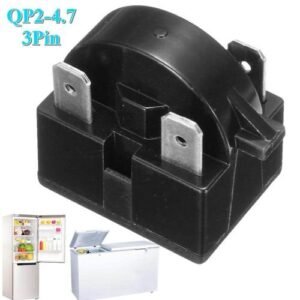 QP2-4.7 Start Relay Refrigerator PTC For 4.7 3 Pin Vissani Danby Compressor