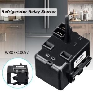 GE Refrigerator Parts Compressor Relay Overload Starter WR07X10097 (513604045)