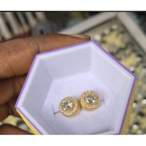 Diamond Stone Earring