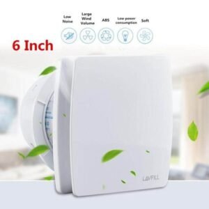 6" Entilation Extractor Exhaust Fan Blower Window Wall Kitchen Bathroom Toilet