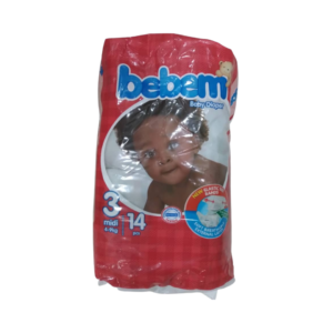 Bebem Baby Diaper 3 Medium 14 Pcs