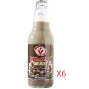 Vitamilk Double Choco Shake in Glass Bottle (4x6x300ml)