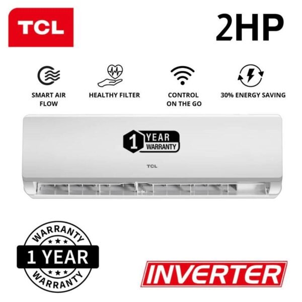 TCL SPLIT AC 2HP18CSA/XAB1I Inverter Model (R410A)