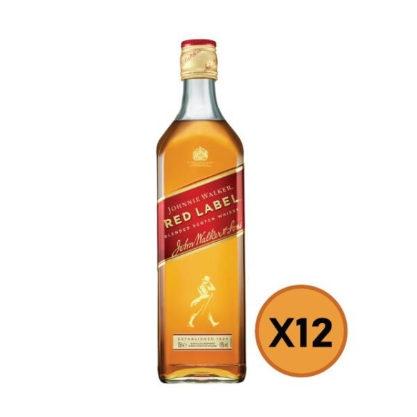 JOHNNIE WALKER RED LABEL 70CL x 12