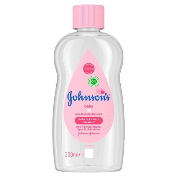 J&J BABY OIL 24X200ML