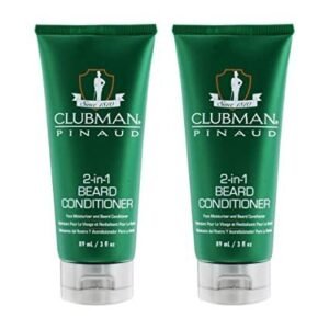 Clubman Pinaud 2-in-1 Beard Conditioner And Face Moisturizer, 3 Oz