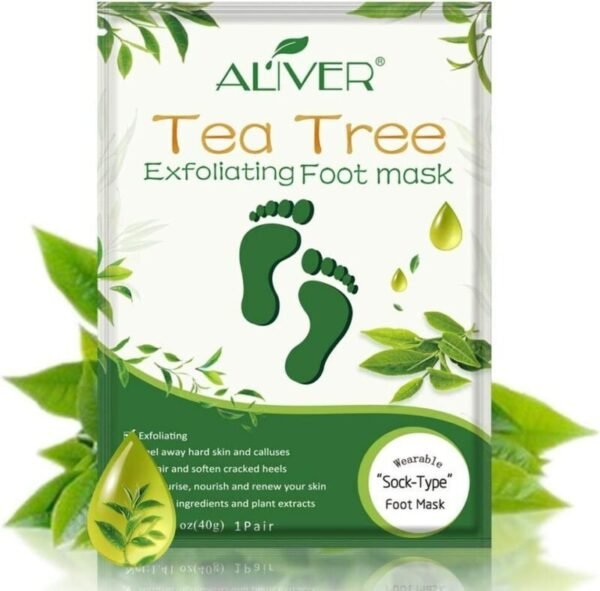 Aliver Tea Tree Exfoliating Foot Mask 1 Sheet