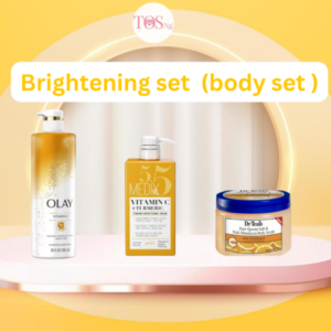 Olay Vitamin C B3 Hydrating Body Wash 20oz , Medix 5.5 Vitamin C With Turmeric Cream 15 FL 0z (444ml), Dr Teal?s Salt Scrub Glow & Radiance 16oz Combo