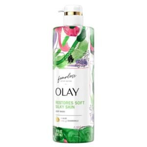 Olay Fearless Restores Soft Silky Skin Body Wash 20 Fl Oz (With Aloe & Notes Of Chamomile)