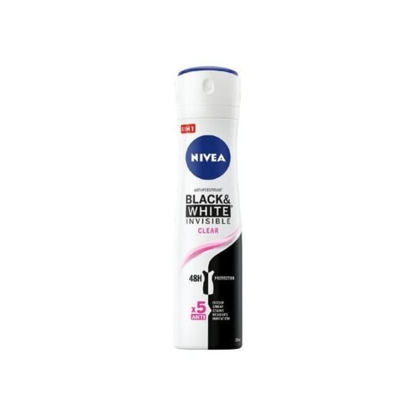 Nivea Spray Invisible Black and White Female 200 ml (6?2)