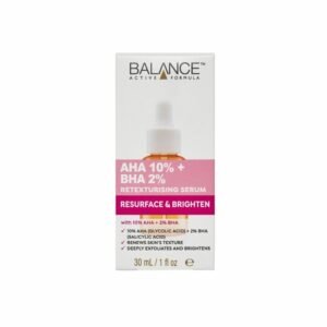 Balance Aha 10%+ Bha 2% Retexturising Serum, Resurface & Brighten( 30ml/ 1fl.oz)