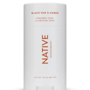 Native Deodorant Black Oak Amber, 2.65 oz (75 G) Net WT