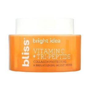 Bliss Bright Idea Vitamin C & Tri-Peptide Brightening Moisturizer ? 1 Fl Oz ? Hydrating Illuminating Face Cream with Peptides ? Clean ? Vegan & Cruelty-Free