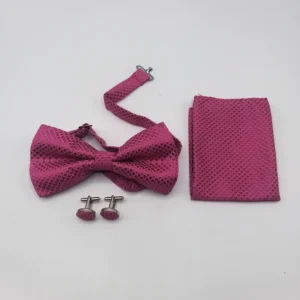 Bow tie Dark pink color