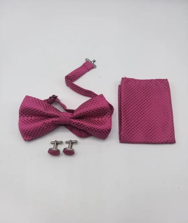 Bow tie Dark pink color