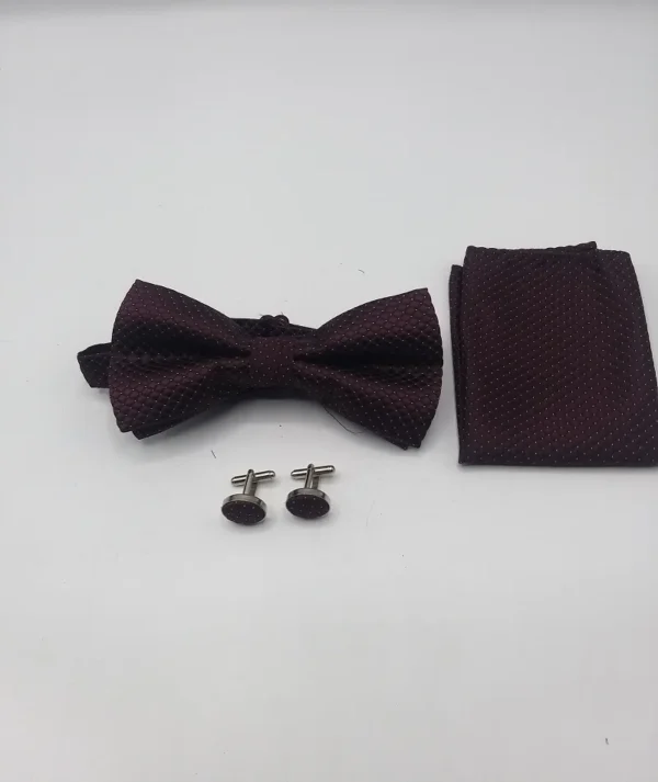 Bow tie Dark wine color