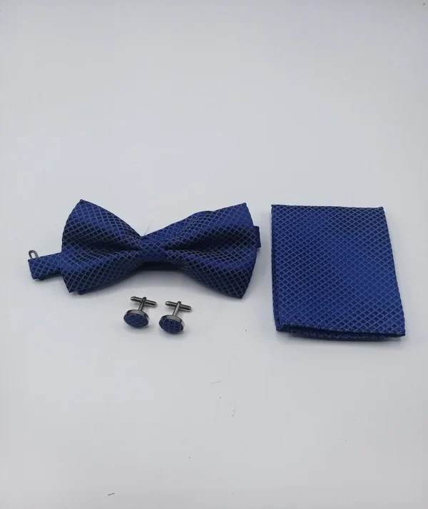 Bow tie Design blue color