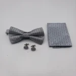 Bow tie Design gray color