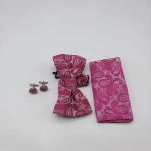 Bow tie design pink color