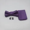 Bow tie design purple color