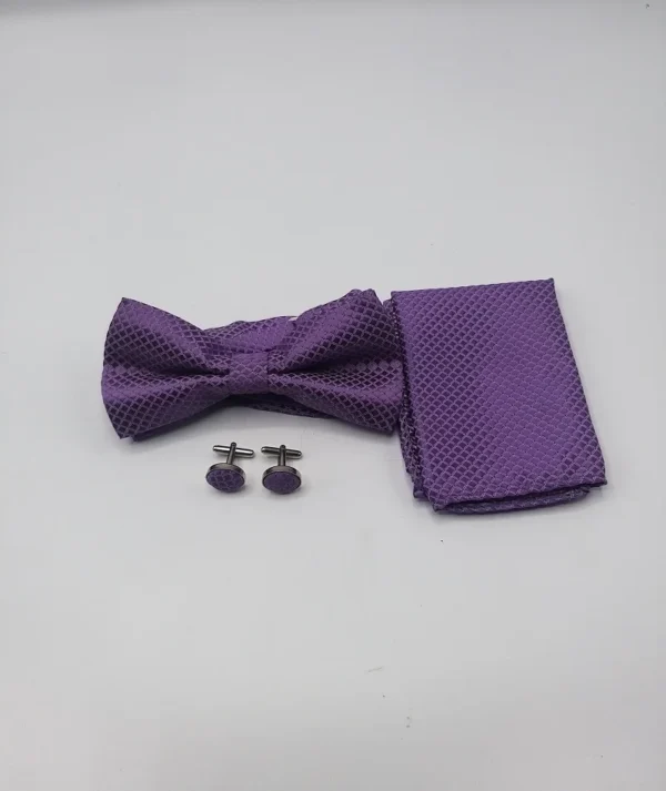 Bow tie design purple color