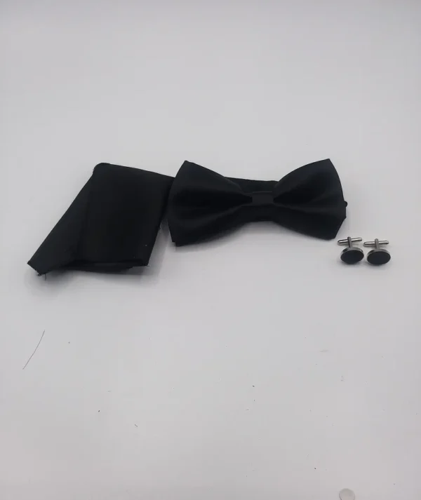 Bow tie plain black color