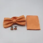 Bow tie plain orange color