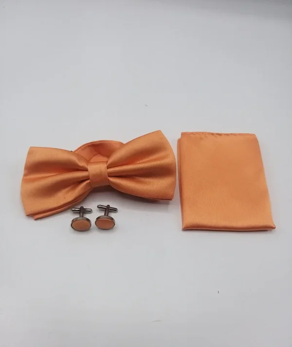 Bow tie plain orange color