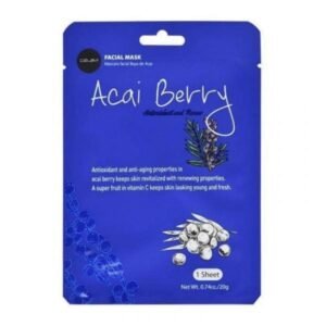 Celavi facial mask acai berry (antioxidant and renew) 1 sheet 0.740z./20g