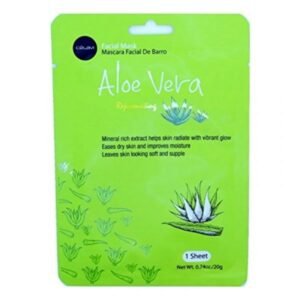 Celavi facial mask Aloe vera (rejuvenating) 1 sheet 0.740z./20g