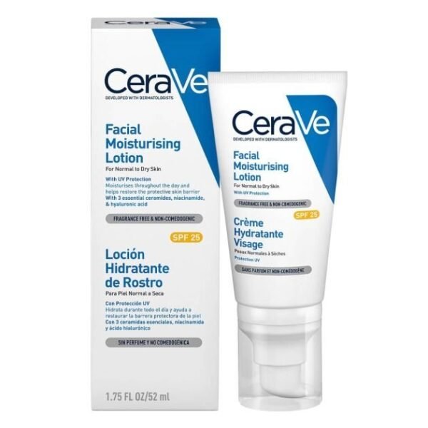 CeraVe AM Facial Moisturising Lotion SPF 25 52ml