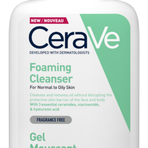 CeraVe Foaming Cleanser | Daily Face, Body & Hand Wash for Normal to Oily Skin | Cleanser with Niacinamide | 473ml