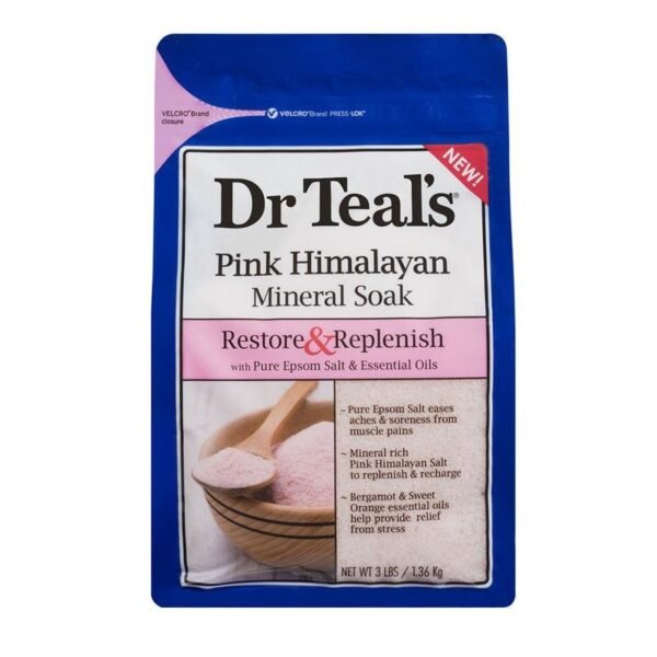 Dr Teal?s Epsom Salt Pink Himalayan 1.36kg