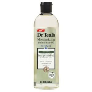(Wholesale) Dr Teal?s Moisturising Bath & Body Oil 260ml hemp seed 8.8 fl oz 260ml