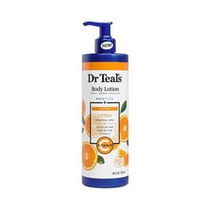 (Wholesale) Dr Teal?s Glow & Radiance with Vitamin C & Citrus Essential Oils Body lotion 24oz 500ml