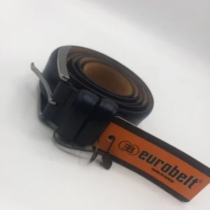 Euro leather blue belt